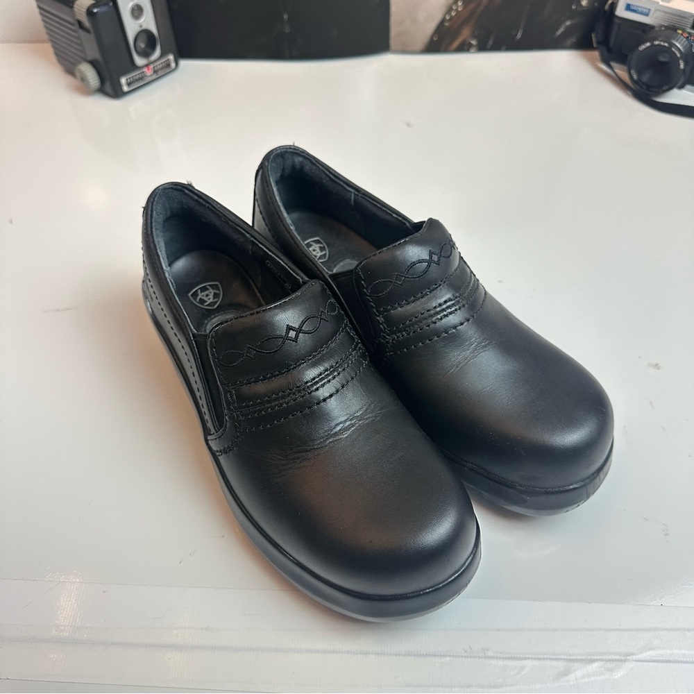 Ariat Work Composite Toe Slip-On Shoes ASTM F2413 SD Black - Picture 5 of 7
